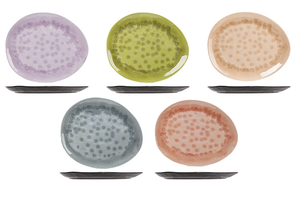 Streetfood Assiette 20x16cm Melamin - 5 couleurs